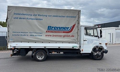 Curtain sider van MERCEDES-BENZ Vario 816 D Pritsche &P lane mit LBW E5
