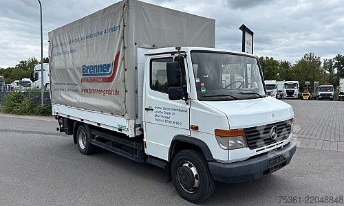 Curtain sider van MERCEDES-BENZ Vario 816 D Pritsche &P lane mit LBW E5