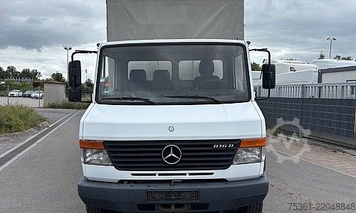 Curtain sider van MERCEDES-BENZ Vario 816 D Pritsche &P lane mit LBW E5