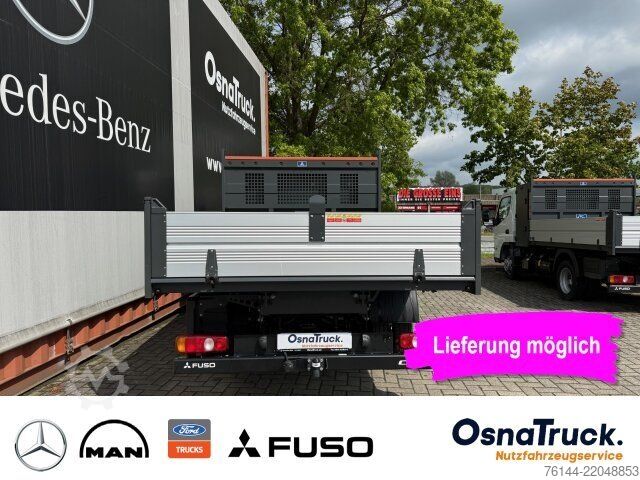 Transporter mit Kipper MITSUBISHI Canter 3C15 Hinterkipper+Box Klima,AHK 3,5t