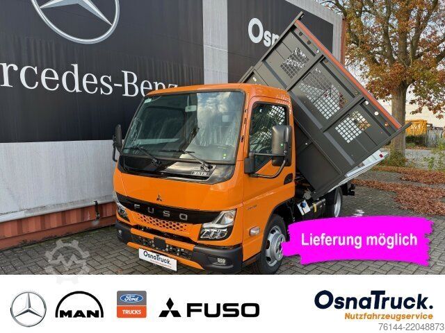 Transporter mit Kipper MITSUBISHI Canter 3S15 Dreiseitenkipper Klima, AHK 3,5t