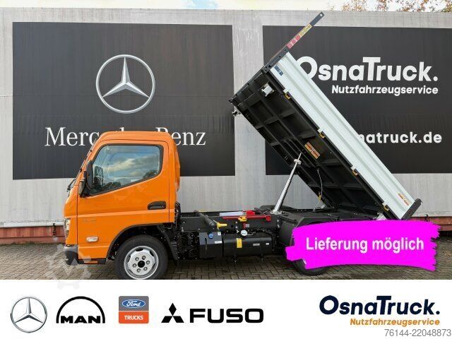 Transporter mit Kipper MITSUBISHI Canter 3S15 Dreiseitenkipper Klima, AHK 3,5t