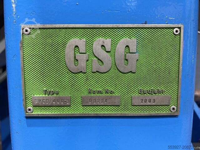 Wire brush descaling machine GSG GmbH & Co. KG RWCB / 400-3