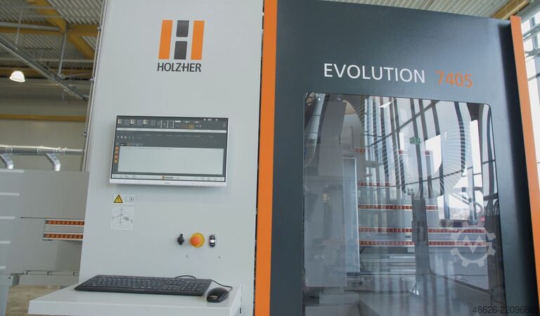 Vertical wood machining center HOLZ-HER EVOLUTION 7405 Connect