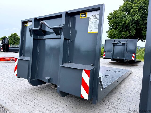 5.5m roll-off container / recessed wheel tracks Hitta 5,5m Abrollplattform/ Tieflader