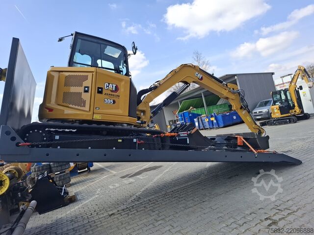 5.5m roll-off container / recessed wheel tracks Hitta 5,5m Abrollplattform/ Tieflader