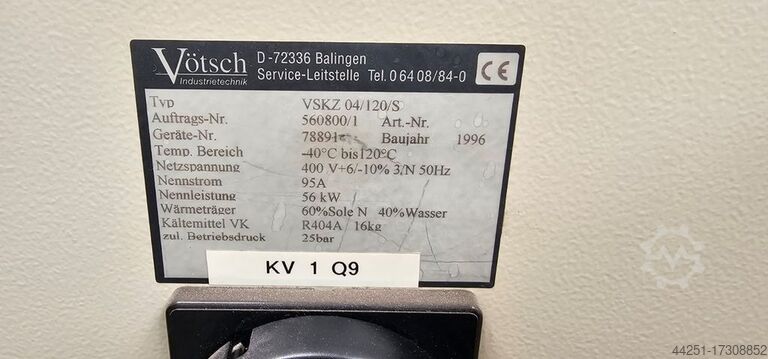 Begehbare Klimaprüfkammer Klimakammer Vötsch VSKZ 04/120/S