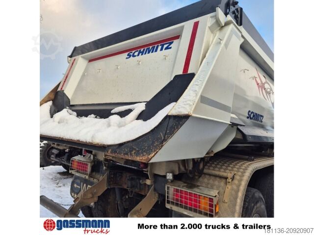 Special purpose truck Iveco Trakker AD340T45 8x4, Retarder, Schmitz Stahlmulde