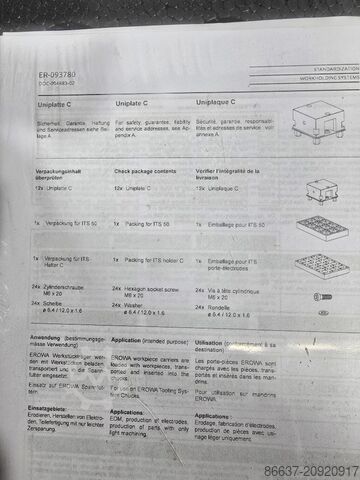 Bolster plate EROWA Uniplatte C