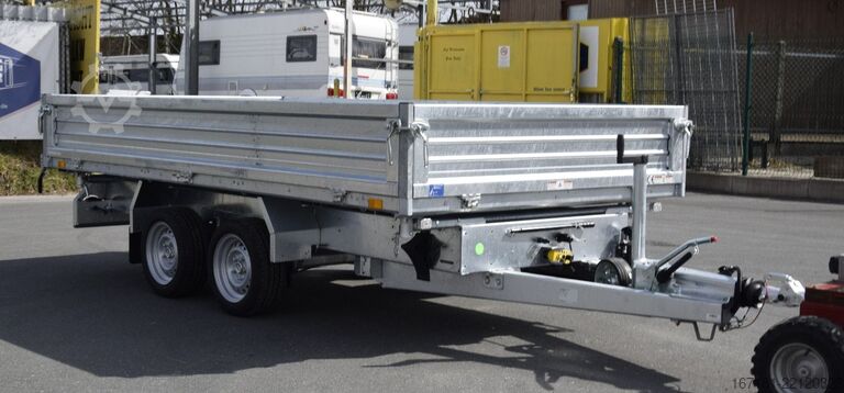 Three-way tipper trailer HUMBAUR HTK 3500.37 Pro Steel