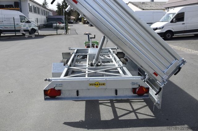 Three-way tipper trailer HUMBAUR HTK 3500.37 Pro Steel