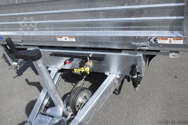 Three-way tipper trailer HUMBAUR HTK 3500.37 Pro Steel