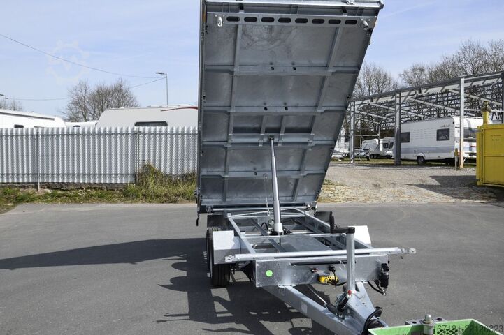 Three-way tipper trailer HUMBAUR HTK 3500.37 Pro Steel