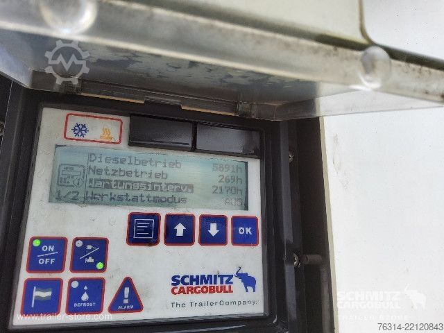 Reefer semitrailer Schmitz Cargobull Tiefkühler Standard Trennwand Rolltor