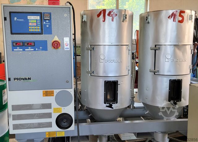 Dry air dryer with 2 silos PIOVAN TD 515 ME