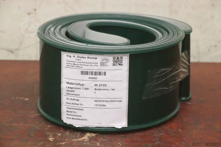 Förderbandgurt Breite 140 mm Klump IK 2133 140 x 7260 mm