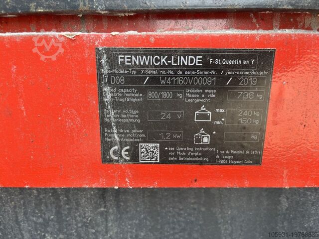 Pedestrian Stacker Linde D08