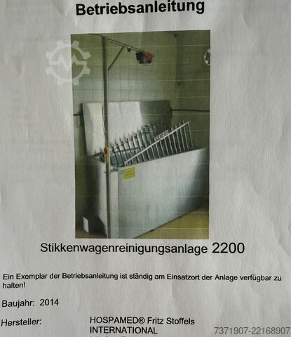 Stikkenanlage Stikkenwagenreinigungsanlage Hospamed