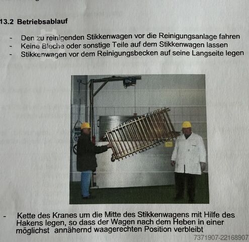 Stikkenanlage Stikkenwagenreinigungsanlage Hospamed