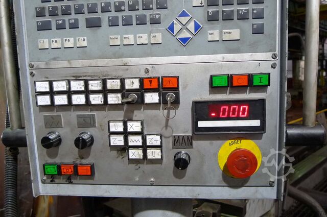 CNC Lathe 2500 x 10000 x 100 Ton SKODA SIU 250 CNC