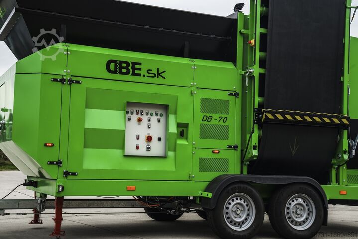 O2 Anhänger Siebanlage DB Engineering Trommelscreen DB-70