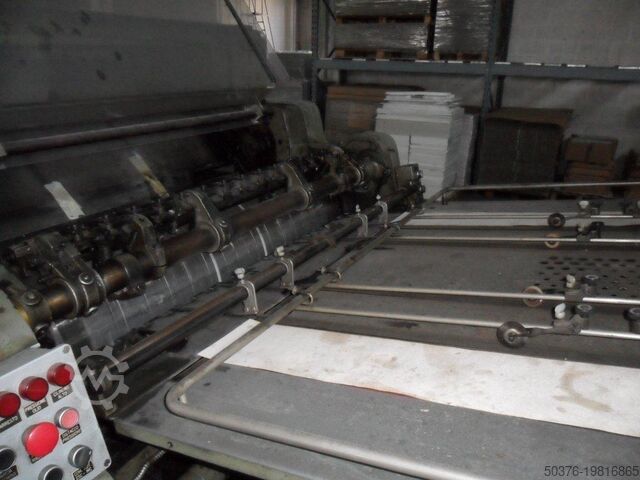 Zylinder-Stanzmaschine 80 x 112 cm mit Tiefstapel Ein- und Auslage Nebiolo Urania 80 x 112 cm