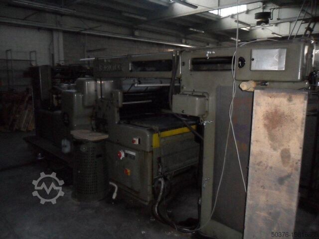 Zylinder-Stanzmaschine 80 x 112 cm mit Tiefstapel Ein- und Auslage Nebiolo Urania 80 x 112 cm