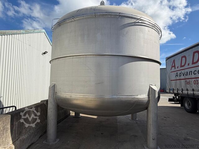 30000L Stainless Steel Storage Tank ATEX Able Engineering Storage Tank 