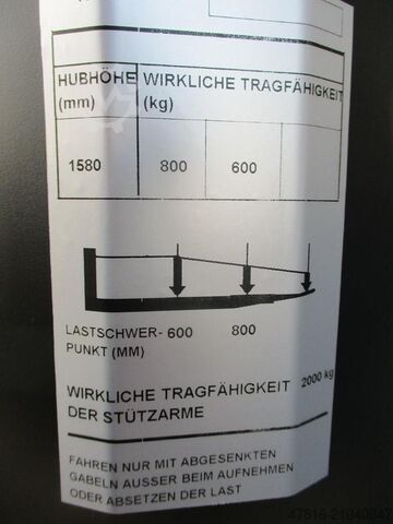 Hochhubwagen BT SWE 080L