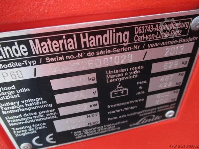 Zugmaschine Linde P60