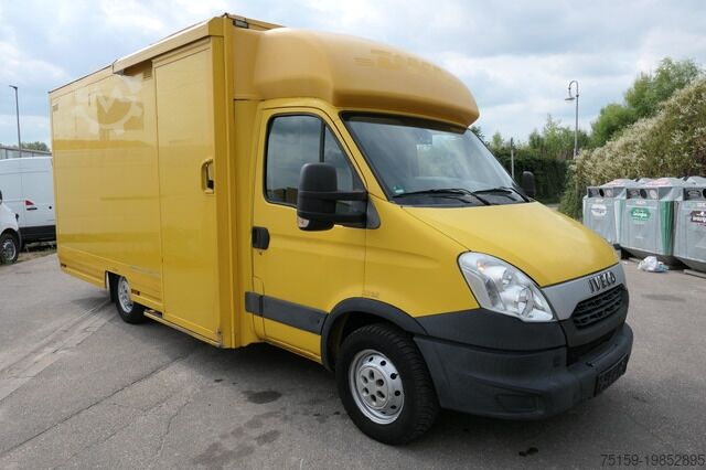 Transporter mit Koffer iveco Daily 35 S11 C30C AUTOMATIK KAMERA Regale LUFT DURCHGANG EURO-5 CoC