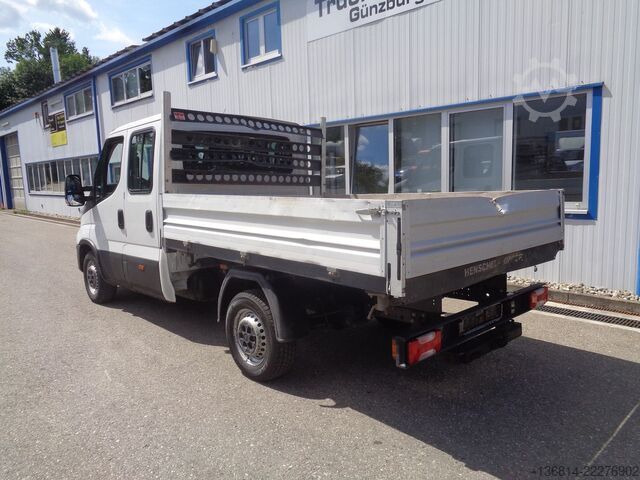 Transporter mit Kipper IVECO Daily 35S14 Doka Kipper Klima AHK 7-Sitzer