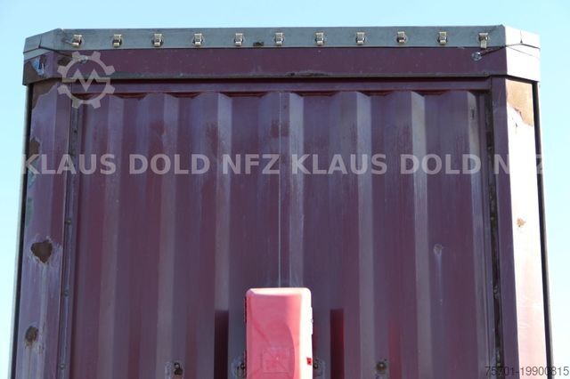 Open semitrailer with tarp KRONE Pritsche Plane XL MegaLiner BWP Edscha Bordwände