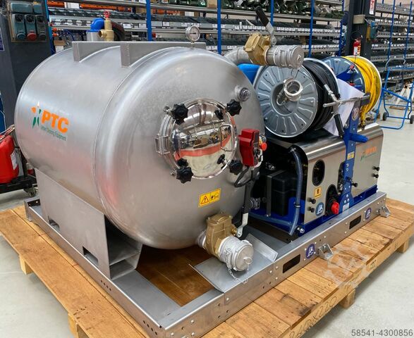 High pressure and suction device 160bar 55l/min. PTC Vortex Combi
