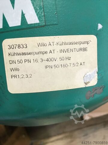Glanded pump Wilo IPN50/180-7,5/2 AT