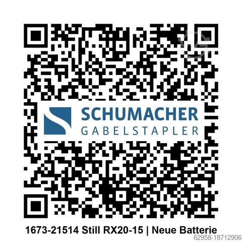 Gabelstapler, Elektro Stapler STILL RX20-15 | Neue Batterie | Neue Bereifung