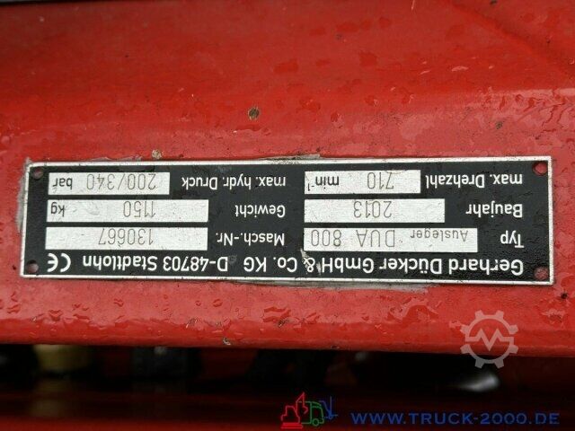 Sonderausbau-Transporter Unimog Unimog Dücker Mähkombi RSM Mäher DUA800