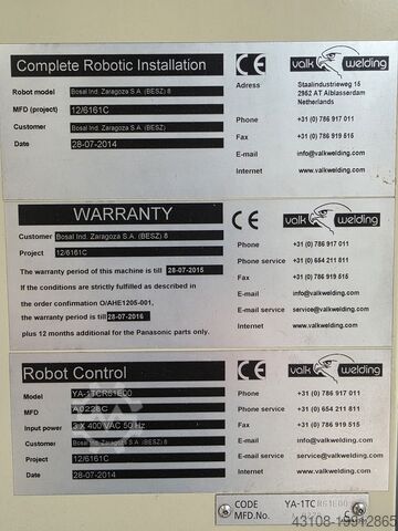 Steuerung PANASONIC VALK WELDING