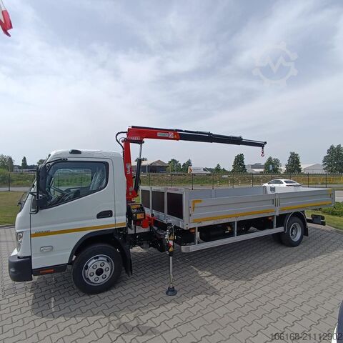 Truck-mounted crane van Fuso Canter 9C18 Fassi M40 Pritsche 4,5 m