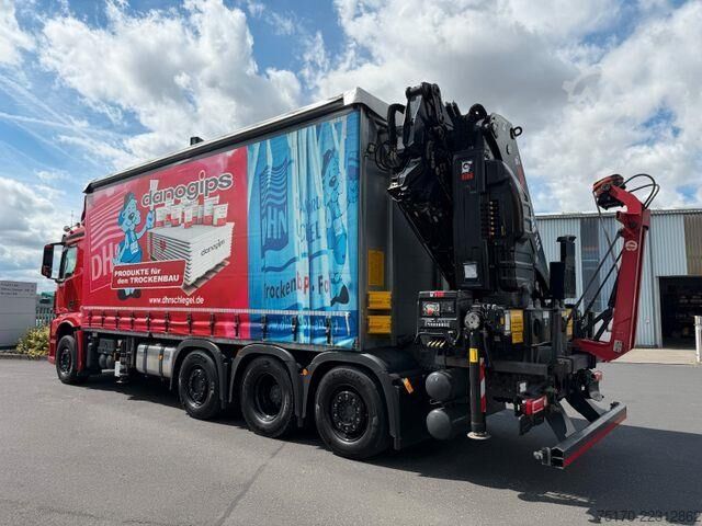 Crane truck Mercedes-Benz Actros 3645 8x2/6 Hiab 358 E-5 Jib 70X-3 Hubdach