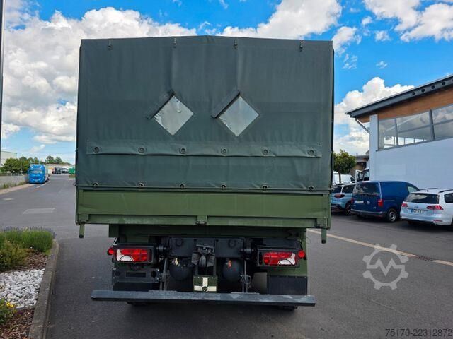 Sliding tarpaulin Mercedes-Benz Atego 1018 A 4x4 Pritsche Plane mehrfach vorh.