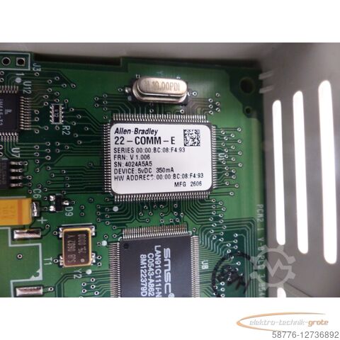 Component Allen-Bradley 22-COMM-E SN: 4024A5A5 Modul mit 194706-Q06 für Powerflex 40