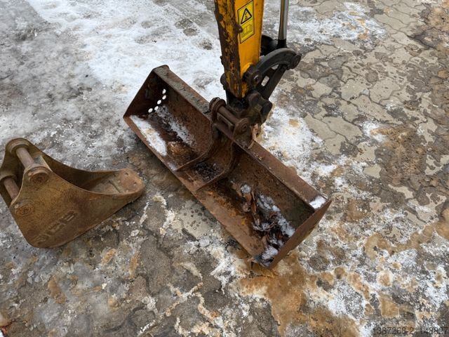 Minibagger JCB 16C-1 /2022 BJ/1.397 H/verbr. Laufwerk/2xLöffel