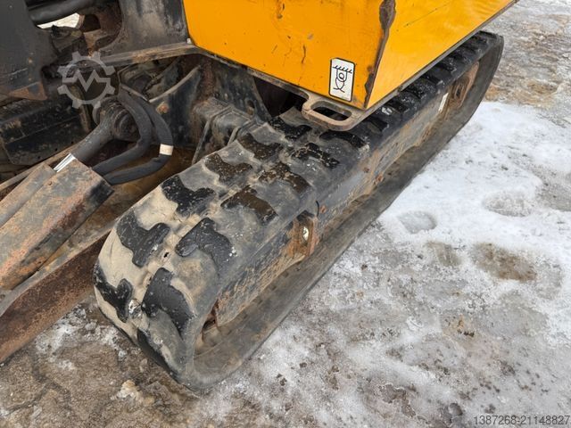 Minibagger JCB 16C-1 /2022 BJ/1.397 H/verbr. Laufwerk/2xLöffel