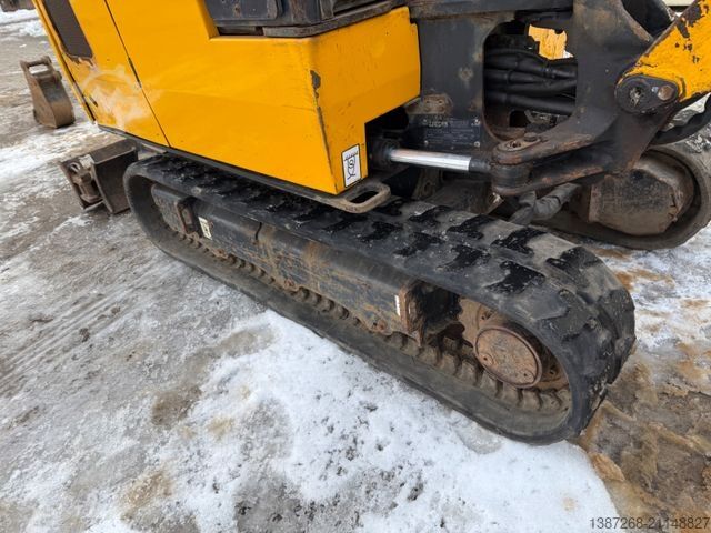 Minibagger JCB 16C-1 /2022 BJ/1.397 H/verbr. Laufwerk/2xLöffel
