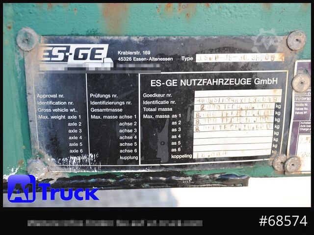 Tieflader-Sattelauflieger FAYMONVILLE Plattform, ausziehbar, Lenkachse, Tieflader, 15250mm lang