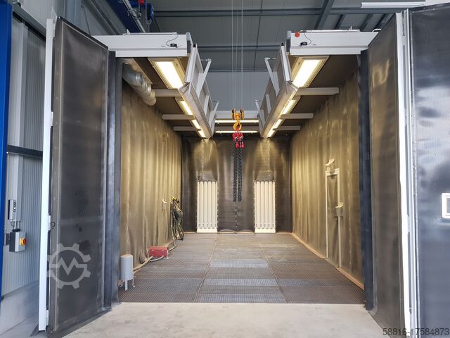 Sandblasting system, blasting hall Oliver Fritz GmbH & Co. KG Strahlhaus Easy 10mx5mx5m LxBxH