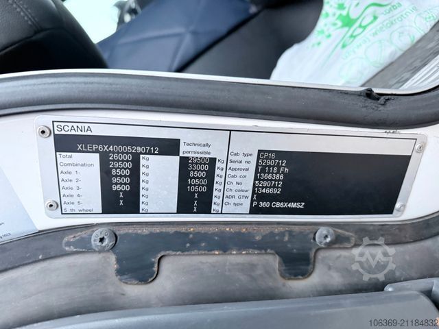 Saugwagen SCANIA P360 6x4 JHL Hvidtved Larsen FlexLine 312