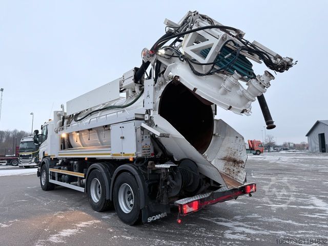 Saugwagen SCANIA P360 6x4 JHL Hvidtved Larsen FlexLine 312