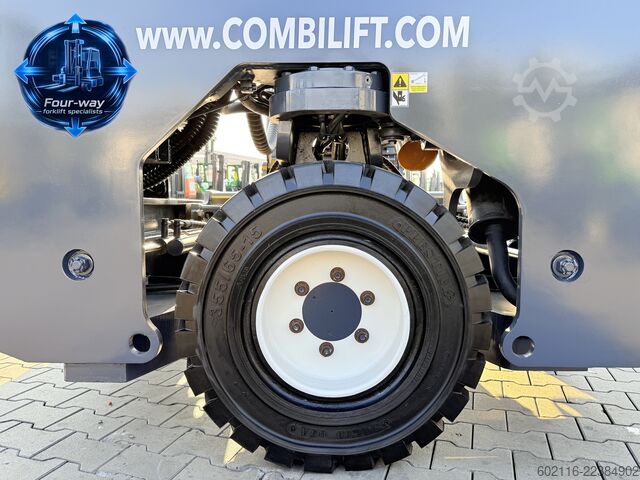 4-way forklift Combilift C3000XL GAS DUPLEX 4550 FORK POSITIONER